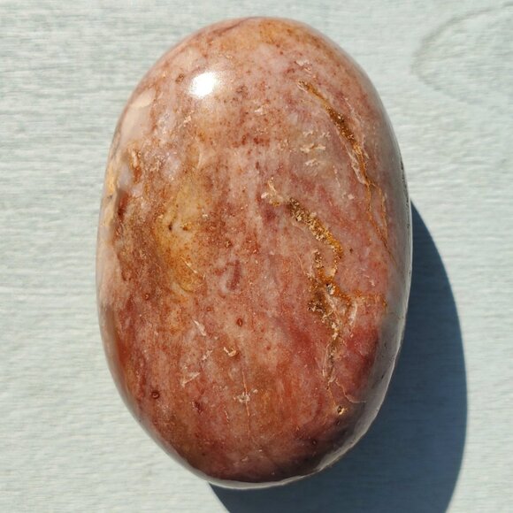 Rosita Jasper Palm Stone Pillow (XY13) - Picture 3 of 4